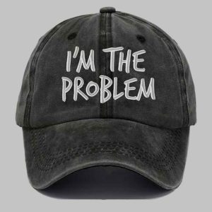 Unisex Im The Problem Print Baseball Cap 2