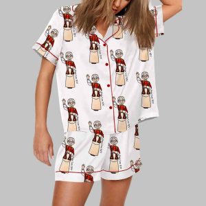 Pope Leo XIV First American Pope Print Pajama Set 2