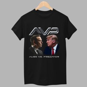 Alien vs Predator Trump vs Elon Shirt 1