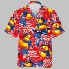 Cute Duck 4th of July Hawaiian Shirt 3