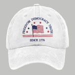 FDT Freedom Democracy Truth Since 1776 Printed Hat