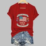 Rejecting Kings Since 1776 V-Neck T-Shirt