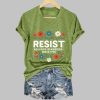 Resist Floral No Kings In America Since 1779 Shirt 2