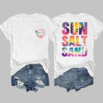 Retro Summer Sun Salt Sand Shirt