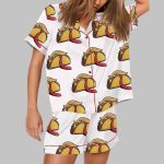 TACO He Always Chickens Out Political Humor Pajama Set