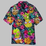 Tropical Pineapple Hawaiian Shirt