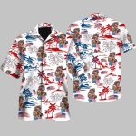 Trump President Drink Beer 4th Of July Hawaiian Shirt