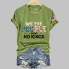 We The People Serve No Kings Print Shirt 3