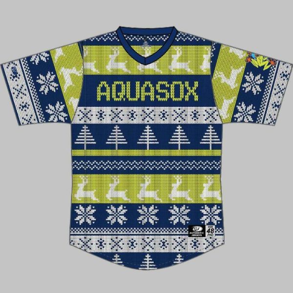 2025 AquaSox Christmas In July Jersey Giveaway 1