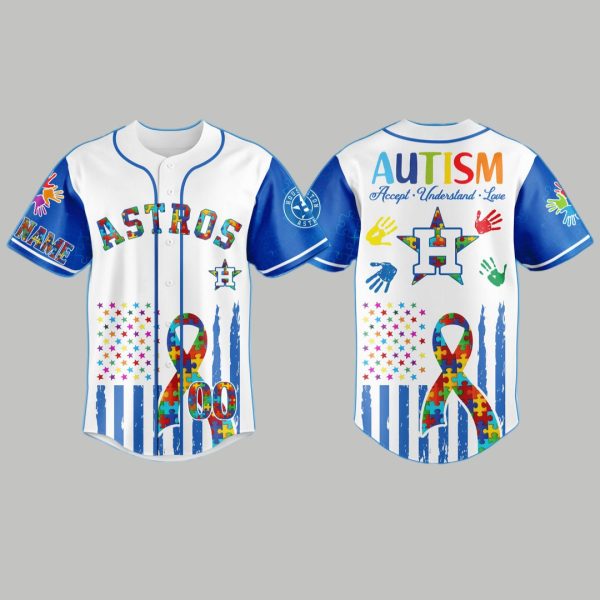 2025 Astros Austim Baseball Jersey 1