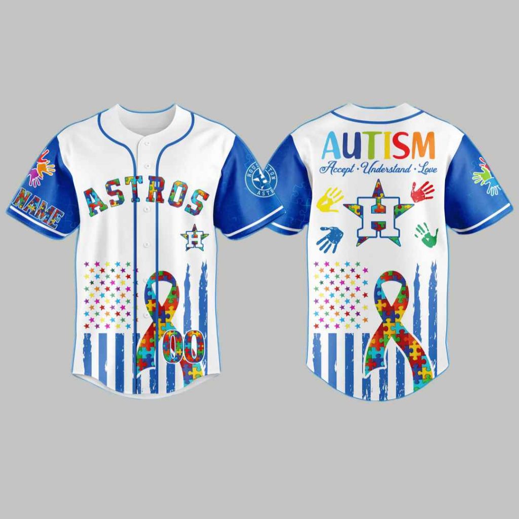 2025 Astros Austim Baseball Jersey 3 2025 Astros Austim Baseball Jersey 3