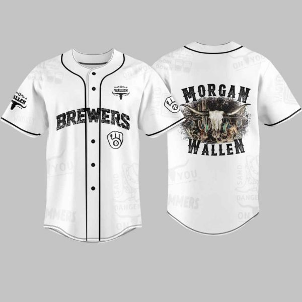 2025 Brewers x Wallen Morgan Baseball Jersey 3