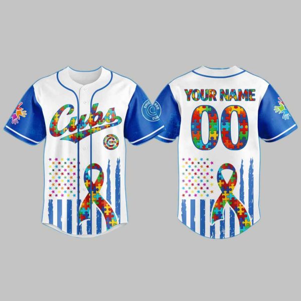 2025 Cubs Special Autism Awareness Month Jersey 1
