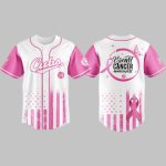 2025 Cubs x Breast Cancer Awareness Game Night Baseball Jersey