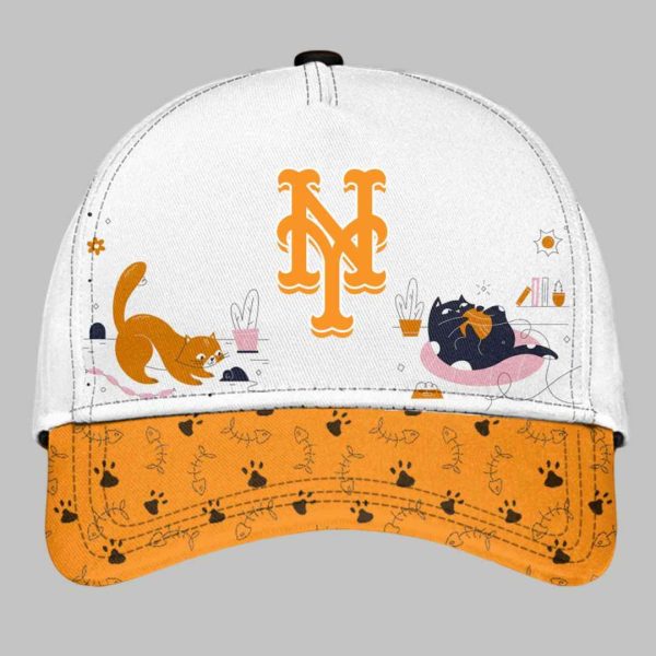 2025 Mets International Cat Day Hat 1