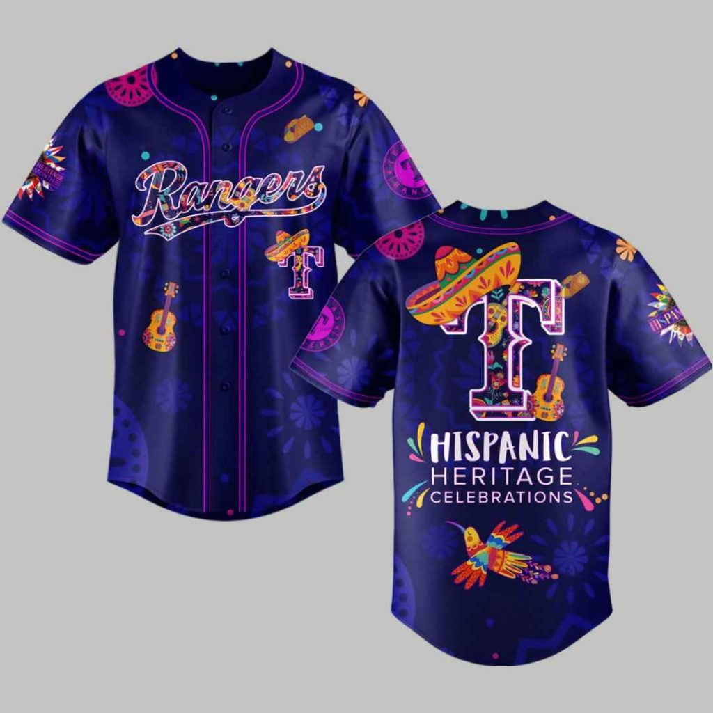 2025 Rangers Hispanic Heritage Month Jersey 3 2025 Rangers Hispanic Heritage Month Jersey 3