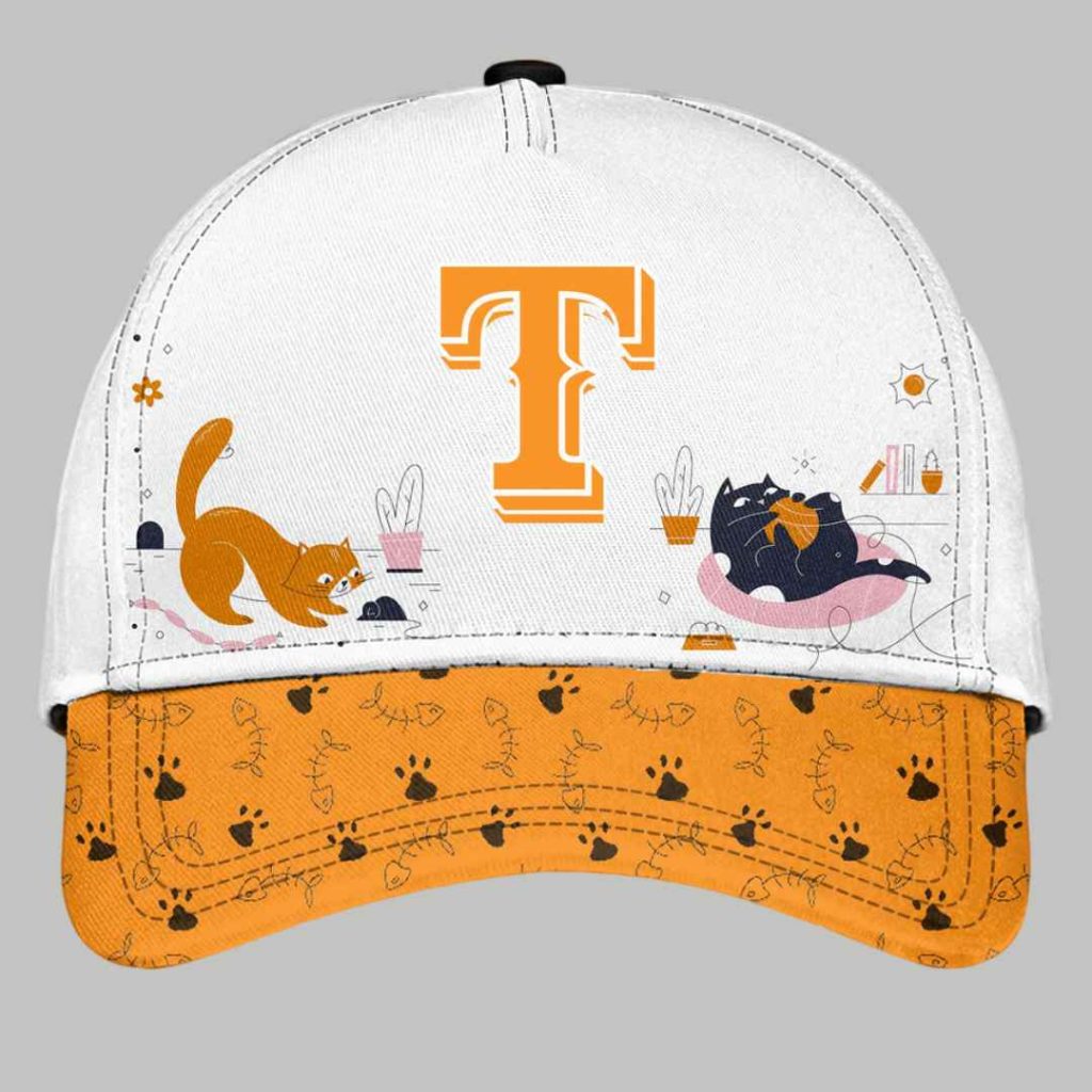 2025 Rangers International Cat Day Hat 3