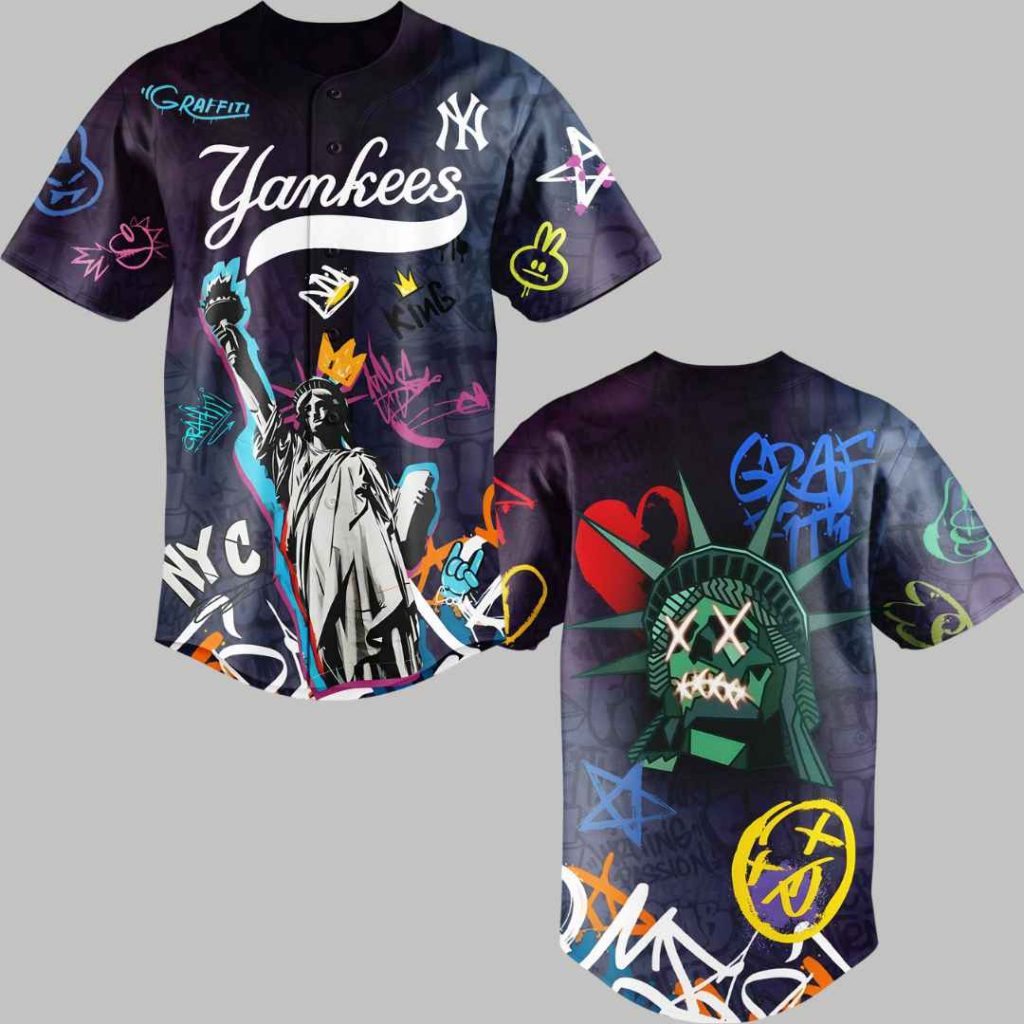 2025 Yankees Graffiti Street Style Jersey 3 2025 Yankees Graffiti Street Style Jersey 3