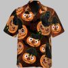 Black Cat Pumpkin Spider Hawaiian Shirt 1