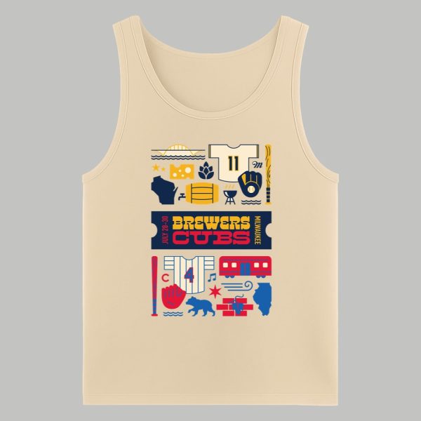 Brewers Cubs The Fourth Entry In Artist Game Card Series Shirt 4