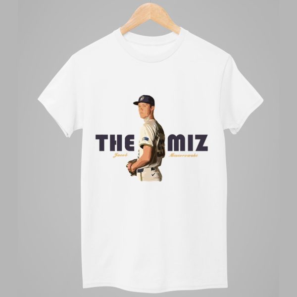 Brewers unveil Its Jacob The Miz Misiorowski Giveaway T shirt White 1