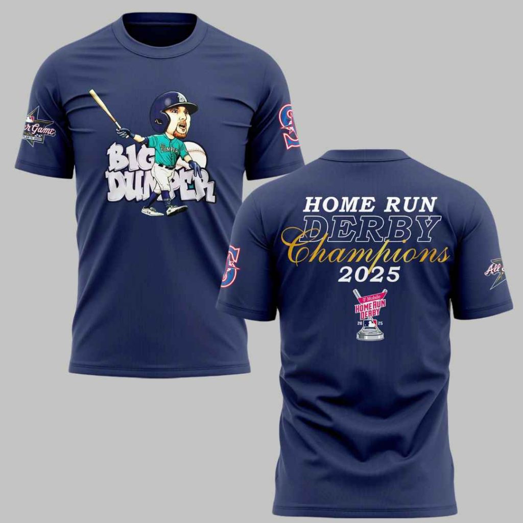 CAL Raleigh Big Dumper 2025 Home Runs Derby Champions Shirt 3 CAL Raleigh Big Dumper 2025 Home Runs Derby Champions Shirt 3