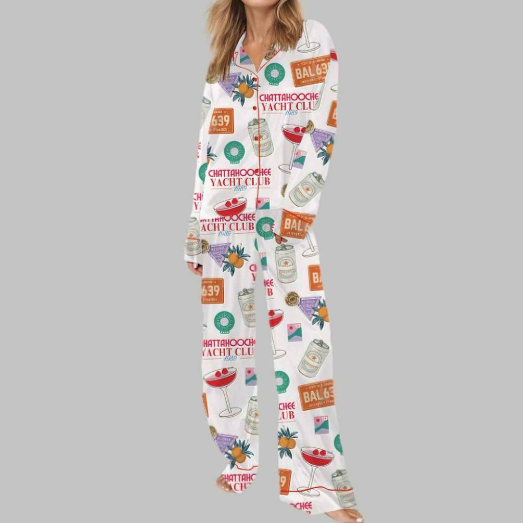 Chattahoochee Yacht Club Silky Satin Pajama Set 3 Chattahoochee Yacht Club Silky Satin Pajama Set 3