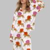 Chinoiserie Cheetah Silky Satin Pajama Set 1