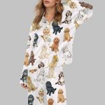 Cockapoo Silky Satin Pajama Set