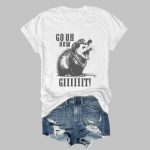 Cowboy Possum Go On Now T-shirt