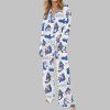 Cute Blahaj Silky Satin Pajama Set 3