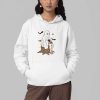 Cute Ghost Cat Girl Halloween Shirt 4