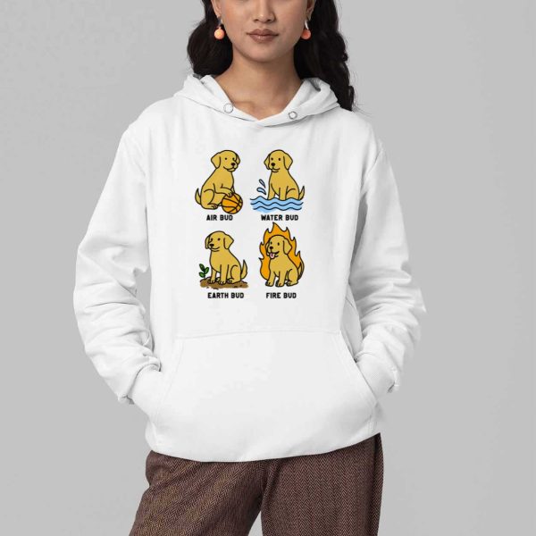 Dog Elemental Bud Air Bud Water Bud Earth Bud Fire Bud Shirt 5