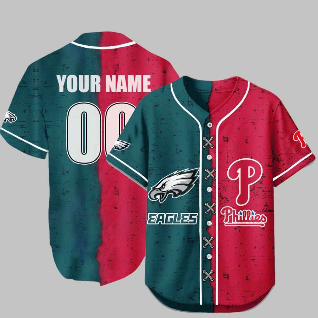 Eagles x Phillies Baseball Jersey 3