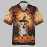 Halloween Corgi Hawaiian Shirt