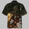 Halloween Haunted House Hawaiian Shirt 2