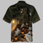 Halloween Haunted House Hawaiian Shirt