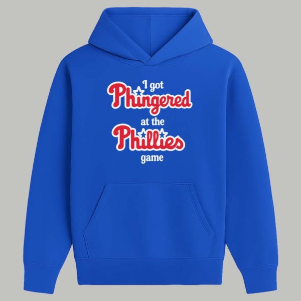 I Got Phingered At The Phillies Game Shirt 2