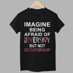 Imagine Being Afraid Of Diversity But Not Dictatorship Shirt