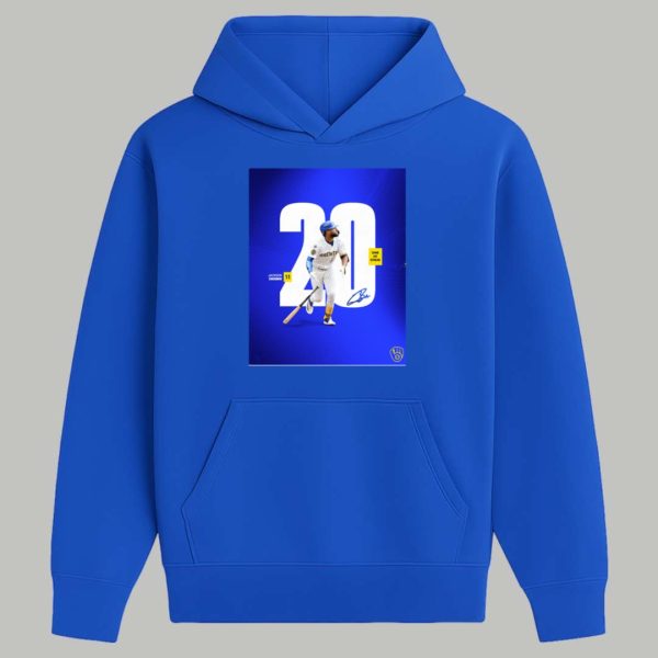 Jackson Chourio 20 Game Hit Streak Shirt 2