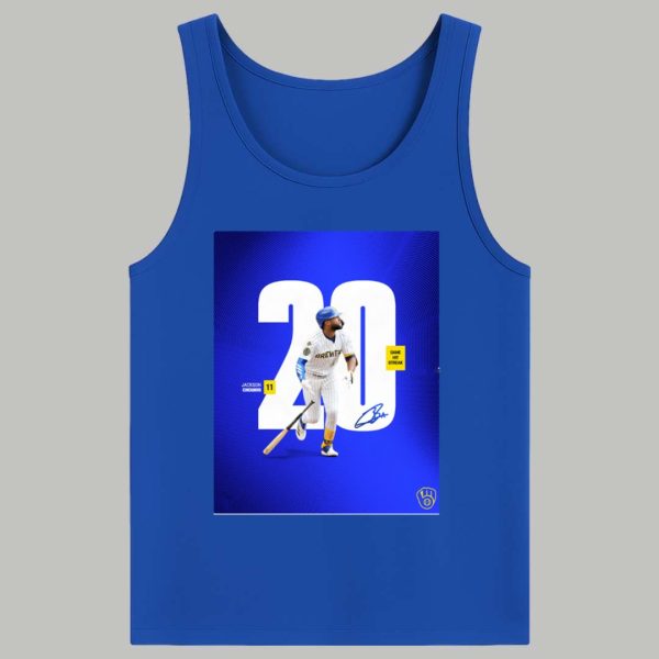 Jackson Chourio 20 Game Hit Streak Shirt 4