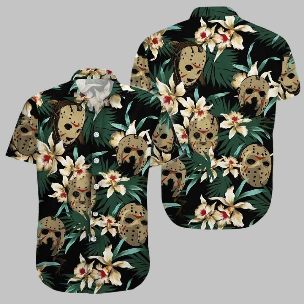Jason Voorhees Slasher Beach Hawaiian Shirt 3