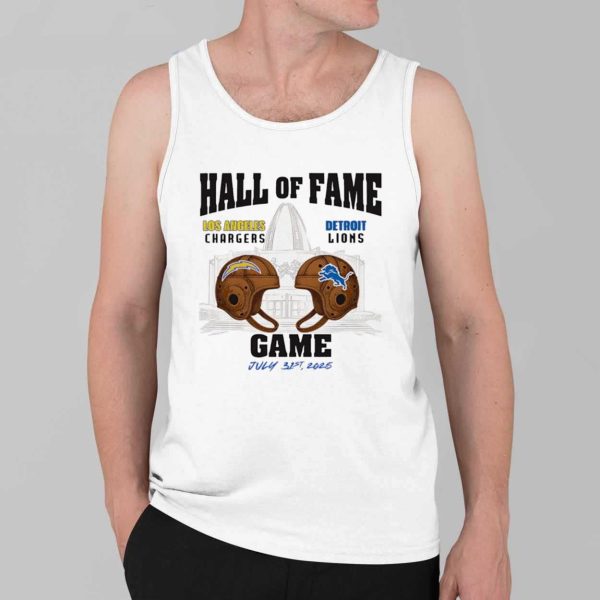 LA Chargers vs Lions Hall of Fame Game 2025 Shirt 3
