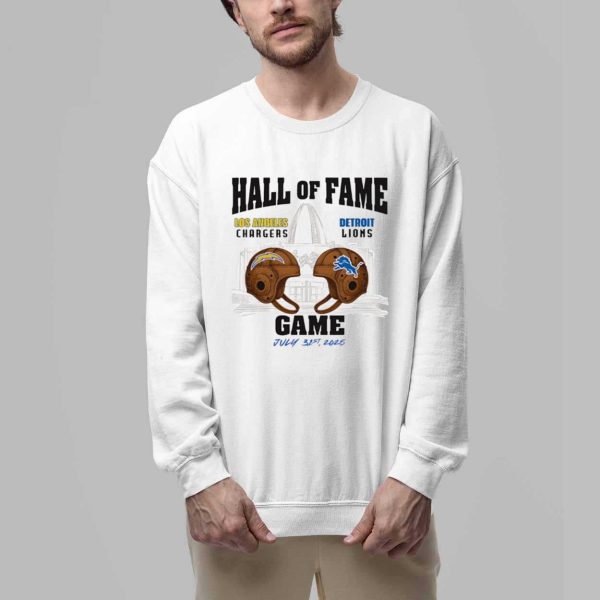 LA Chargers vs Lions Hall of Fame Game 2025 Shirt 4