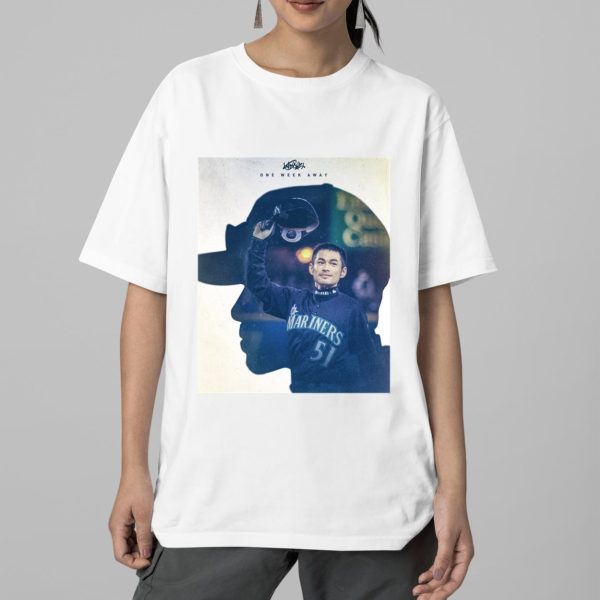 Mariners Ichiro goes into the Hall of Fame Shirt 2