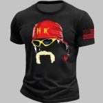 Men's HULK HOGAN Legendary Wrestler Commemorative Printed T-Shirt