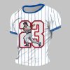 Mens RIP 23 Print Round Neck T shirt 2