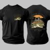 Mens Retro Alligator Alcatraz Everglades Florida EST 2025 Shirt 3