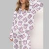 Moon Beam Ice Cream Silky Satin Pajama Set 2