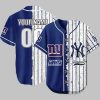 NY Giants x Yankees 3D Baseball Jersey 2